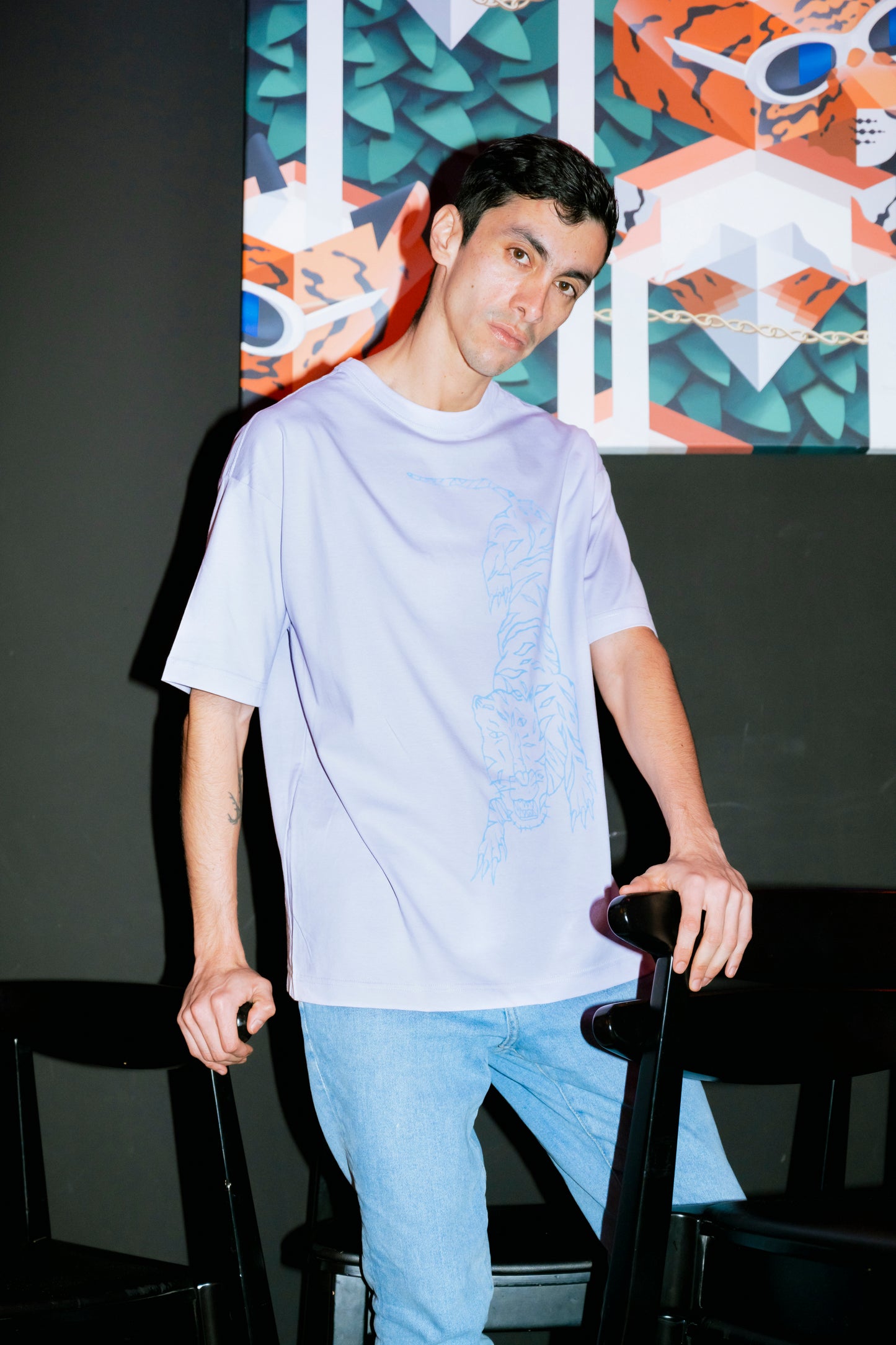 Oversize T-Shirt Baby Blue