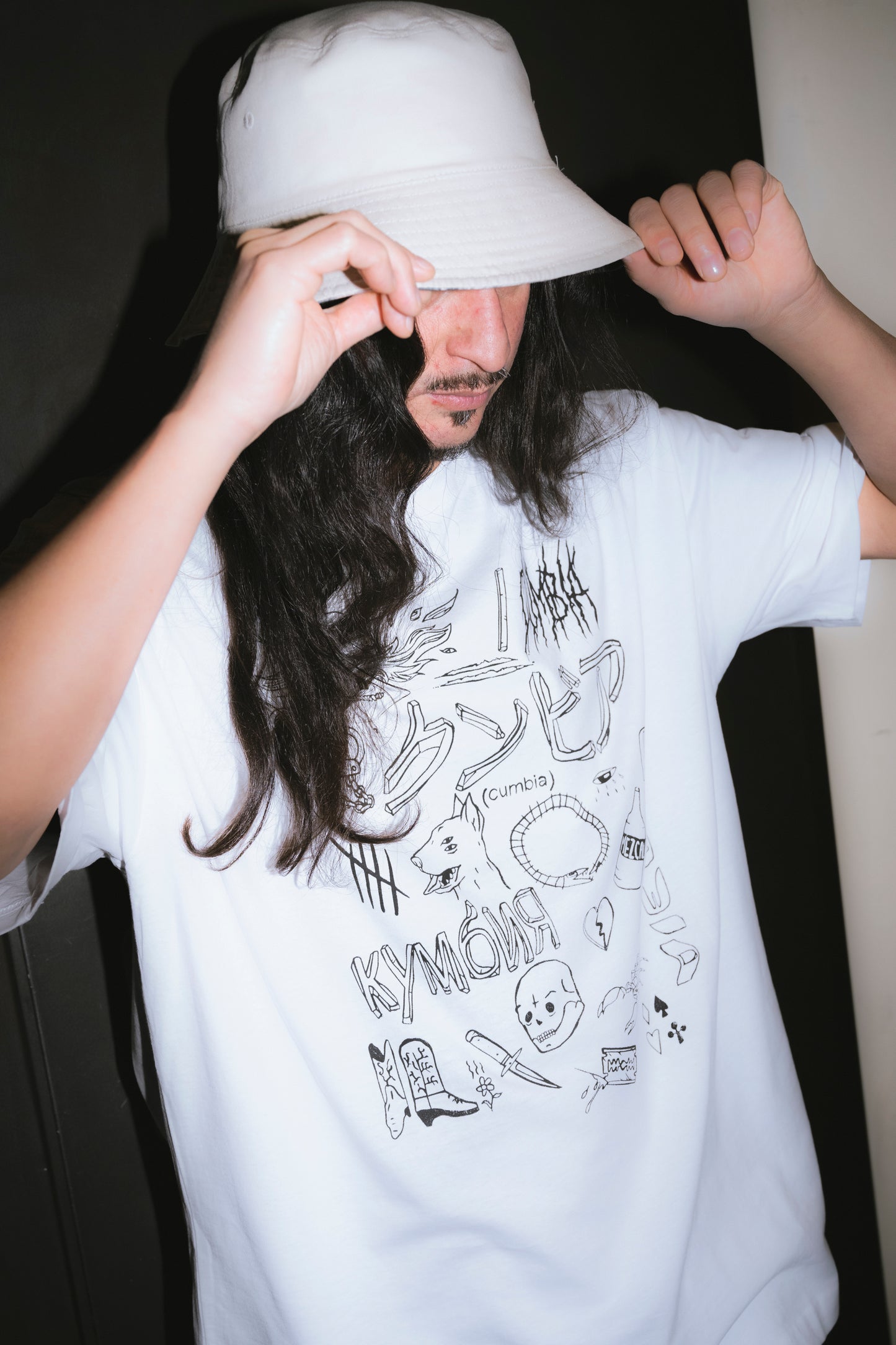 Oversize T-Shirt Fake Tattoo